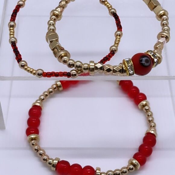 NWT Wool + Pepper Co. Power Bracelets Stack (3) - Picture 4 of 4